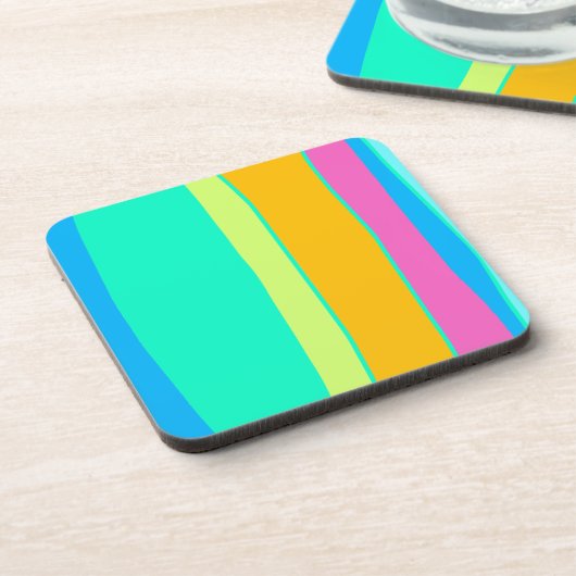 Dessous-de-verre Bande multicolore (Côté gauche)