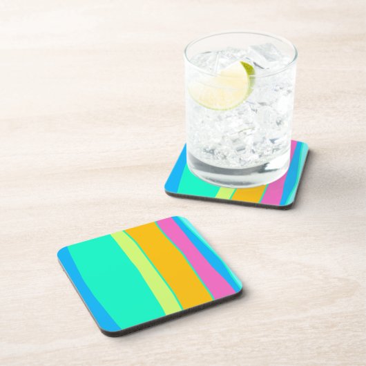 Dessous-de-verre Bande multicolore (Côté Droit)