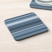 Dessous-de-verre Bandes bleu gris (Côté gauche)