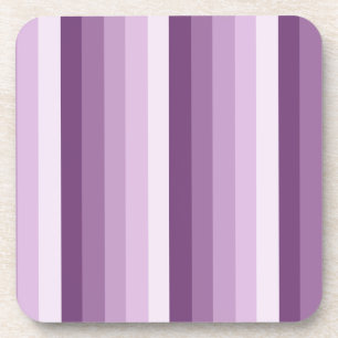 Dessous-de-verre Bandes d'ombre prune violette
