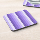 Dessous-de-verre Bandes d'ombre violette (Côté gauche)