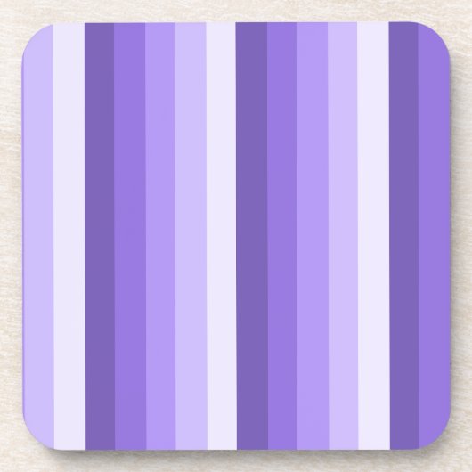 Dessous-de-verre Bandes d'ombre violette (Devant)