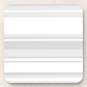 Dessous-de-verre Bandes gris clair