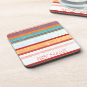 Dessous-de-verre Bandes personnalisées (Côté gauche)