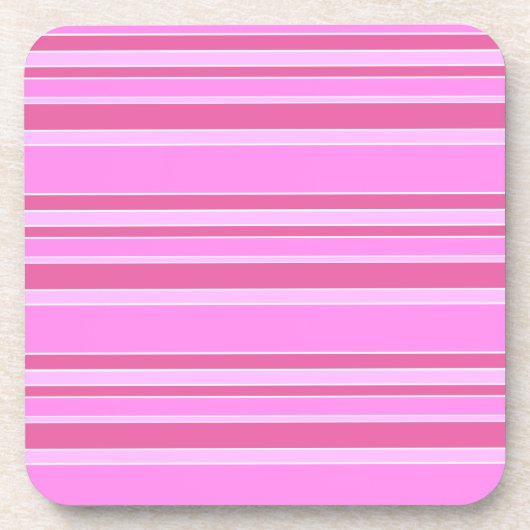 Dessous-de-verre Bandes roses (Devant)