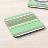 Dessous-de-verre Bandes vert pâle (Côté gauche)