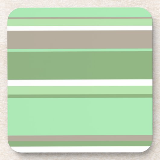 Dessous-de-verre Bandes vert pâle (Devant)