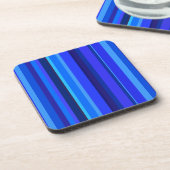 Dessous-de-verre Bandes verticales bleues (Côté gauche)