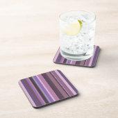 Dessous-de-verre Bandes verticales mauves (Côté Droit)
