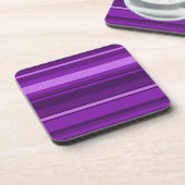 Dessous-de-verre Bandes violettes (Côté gauche)