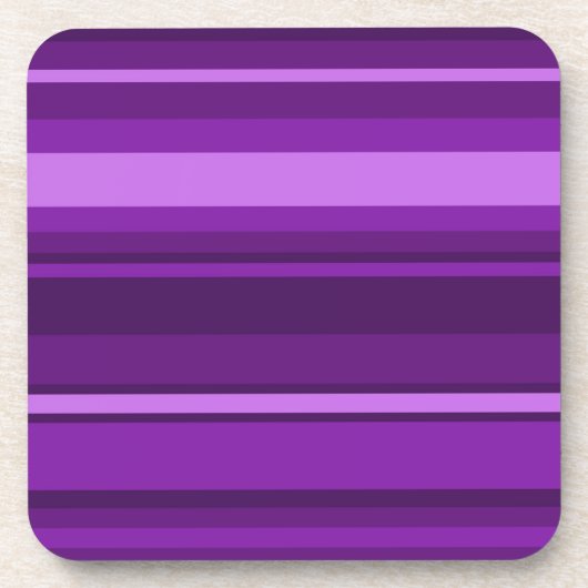 Dessous-de-verre Bandes violettes (Devant)
