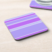 Dessous-de-verre Bandes violettes (Côté gauche)