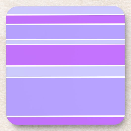 Dessous-de-verre Bandes violettes (Devant)