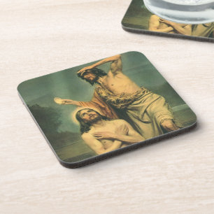 Dessous-de-verre Baptême de Jésus-Christ par Jean-Baptiste