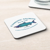 Dessous-de-verre Bar et Grill Saumon Cyanotique (Côté gauche)