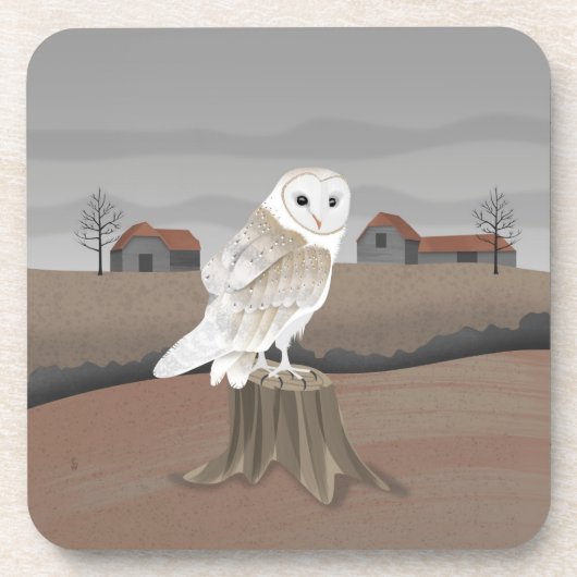 Dessous-de-verre Barn Owl (Devant)