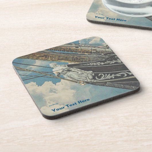 Dessous-de-verre Barque Elissa Figurhead (Côté gauche)