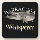 Dessous-de-verre Barracuda Whisperer de couleur foncée (Devant)