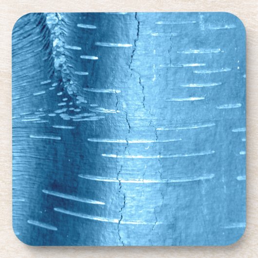 Dessous-de-verre Barre d'arbre bleu (Devant)