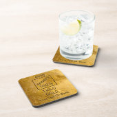 Dessous-de-verre Barre d'or (Côté Droit)