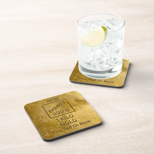 Dessous-de-verre Barre d'or (Côté Droit)