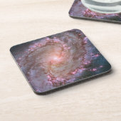 Dessous-de-verre Barred Spiral Galaxy Messier 83. (Côté gauche)