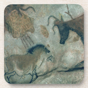 Dessous-de-verre Basculez la peinture montrant un cheval et une