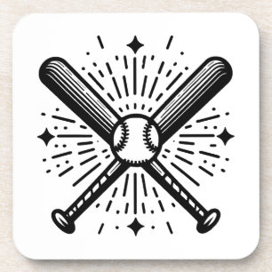 Dessous-de-verre baseball vintage