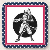 Dessous-de-verre Baseball : Vintage Beverage Coaster (Devant)