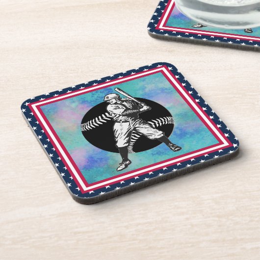 Dessous-de-verre Baseball : Vintage Beverage Coaster (Côté gauche)