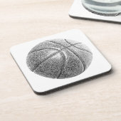 Dessous-de-verre Basket-ball avec effet crayon (Côté gauche)