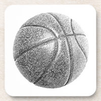 Basket-ball avec effet crayon