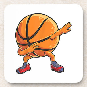 Dessous-de-verre Basket-ball de dabbing drôle hommes femmes sport