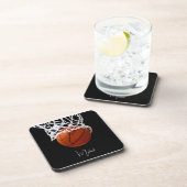 Dessous-de-verre Basket-ball Votre nom (Côté Droit)