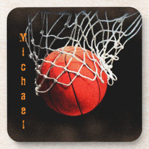 Dessous-de-verre Basket-ball Votre nom