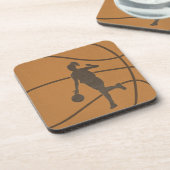Dessous-de-verre Basketball Girl Drink Coasters (Côté gauche)