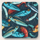 Dessous de verre Bass Lure Legends | Ensemble de D (Devant)