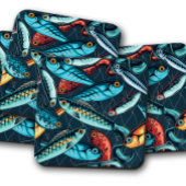 Dessous de verre Bass Lure Legends | Ensemble de D