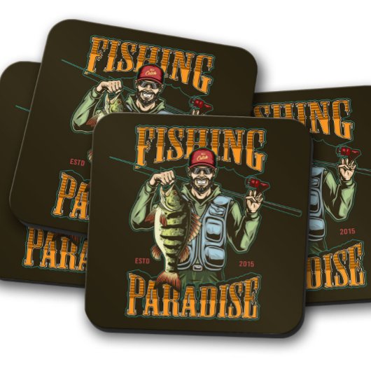 Dessous de verre basse de Paradise Fishing | Ensem