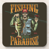 Dessous de verre basse de Paradise Fishing | Ensem (Devant)