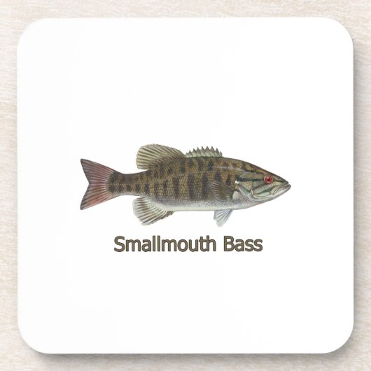Dessous-de-verre Basse de Smallmouth (Devant)