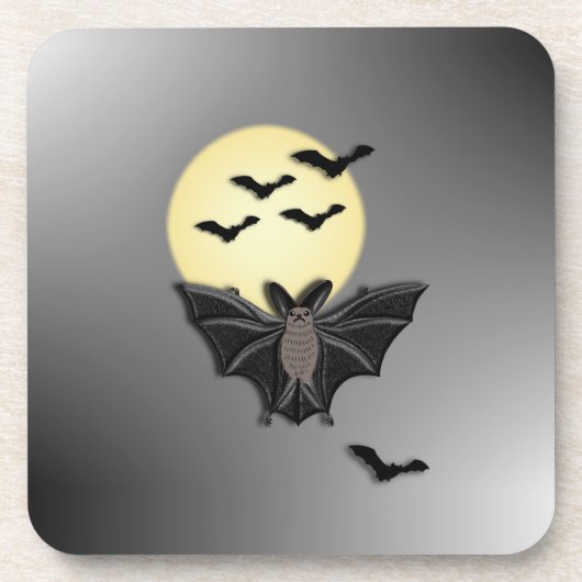 Dessous-de-verre Bat d'Halloween (Devant)