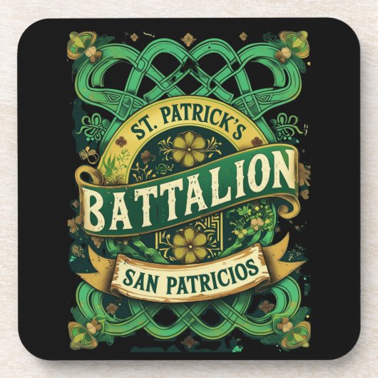 Dessous-de-verre Bataillon historique de Saint-Patrick Crâne celtiq (Devant)