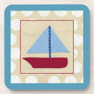 Dessous-de-verre Bateau à voile pour enfants par Chariklia Zarris
