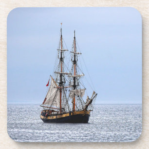 Dessous-de-verre Bateau de pêche nautique Ciel bleu