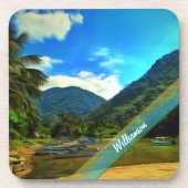 Dessous-de-verre Bateaux de pêche de la rivière Mismaloya 0344 (Devant)