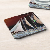 Dessous-de-verre Bateaux sous voile (Côté gauche)