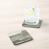 Dessous-de-verre Bâtiment de l'entrée principale du Louvre, Paris (Côté Droit)