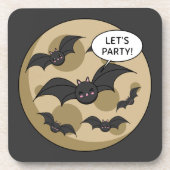 Dessous-de-verre Bats Having Party on Full Moon (Devant)