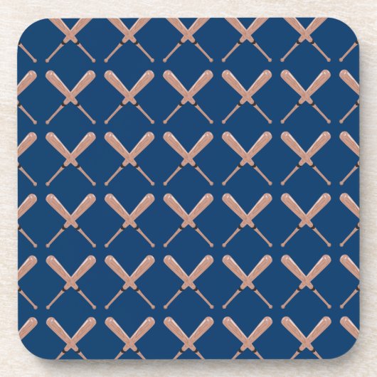 Dessous-de-verre Batte de baseball de la Marine (Devant)